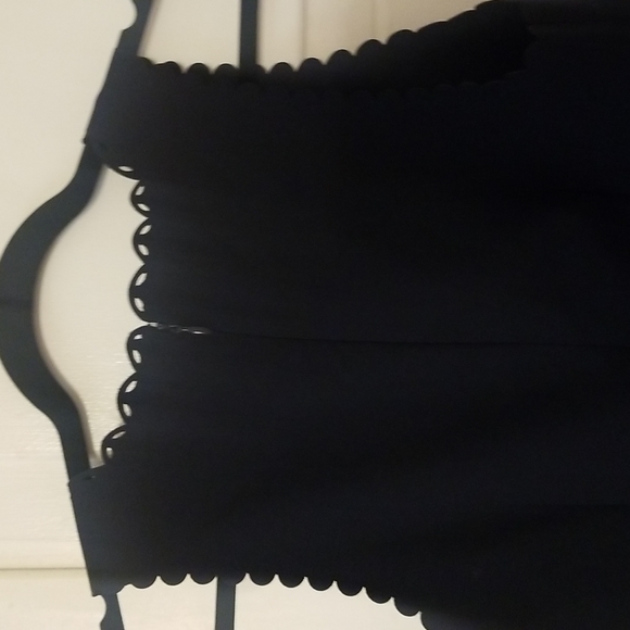 J Crew Scalloped Dress size 6 navy blue - Picture 6 of 11